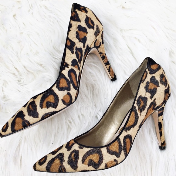 Sam Edelman Zola Leopard Calf Hair Heels  - Picture 4 of 10